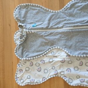 Two size small Love to Dream swaddle/sleep sacks